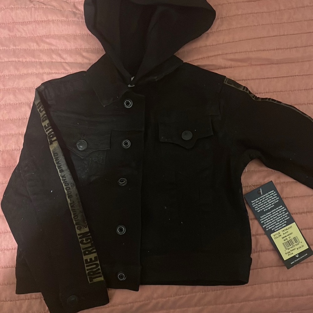 Black jean jacket